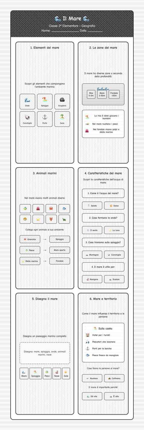 Scheda Mare