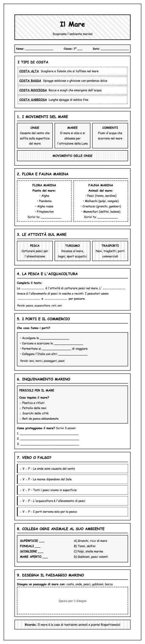 Scheda Mare