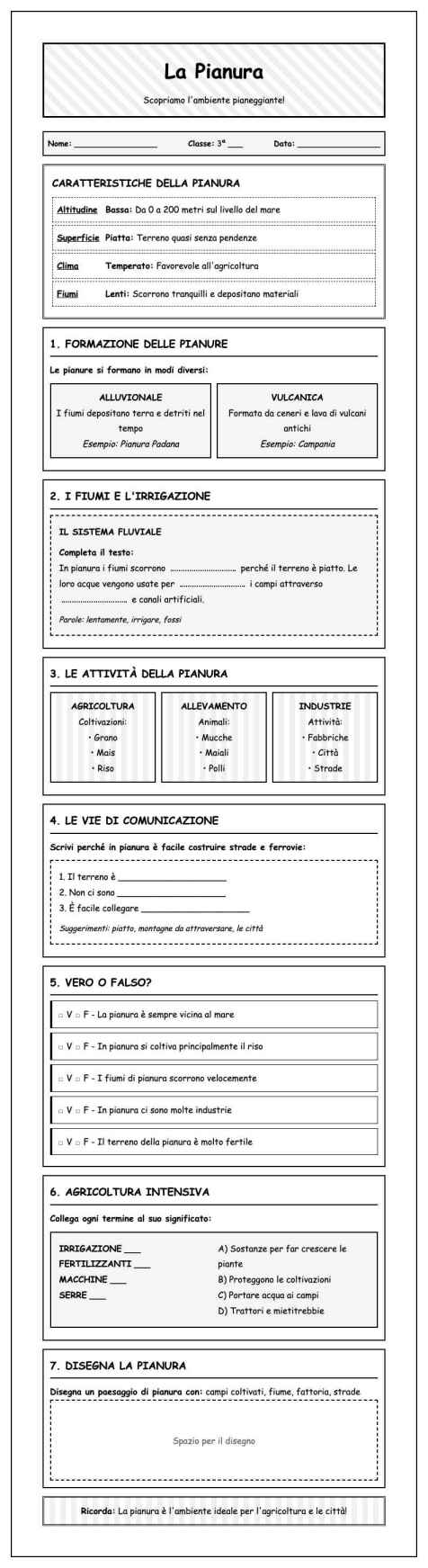 Scheda Pianura