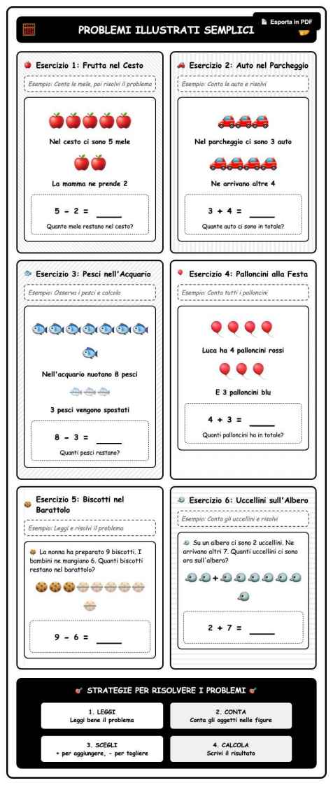 Scheda Problemi illustrati
