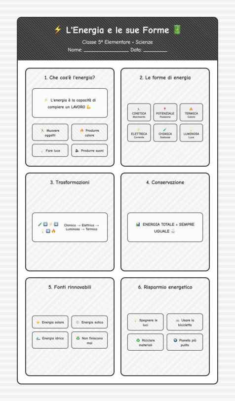 Scheda Energia forme
